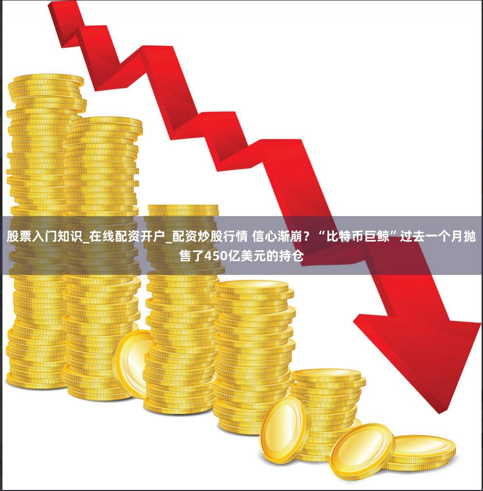 股票入门知识_在线配资开户_配资炒股行情 信心渐崩？“比特币巨鲸”过去一个月抛售了450亿美元的持仓