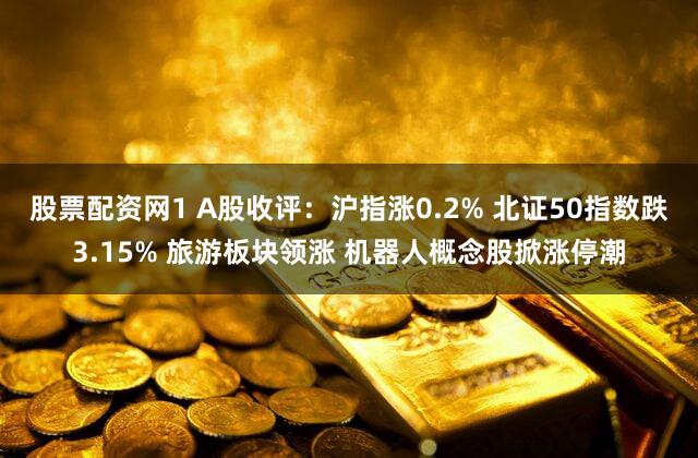 股票配资网1 A股收评:沪指涨0.2% 北证50指数跌3.15% 旅游板块领涨 机器人概念股掀涨停潮