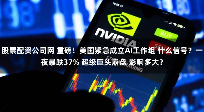 股票配资公司网 重磅！美国紧急成立AI工作组 什么信号？一夜暴跌37% 超级巨头崩盘 影响多大？