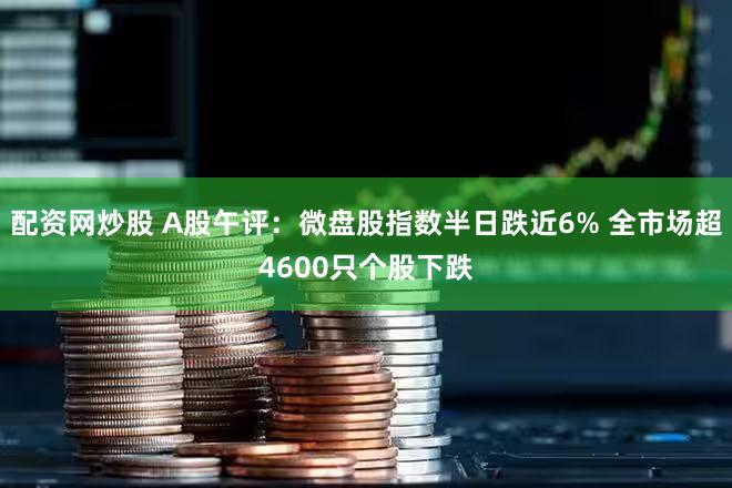 配资网炒股 A股午评：微盘股指数半日跌近6% 全市场超4600只个股下跌