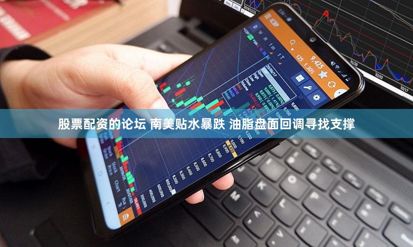 股票配资的论坛 南美贴水暴跌 油脂盘面回调寻找支撑